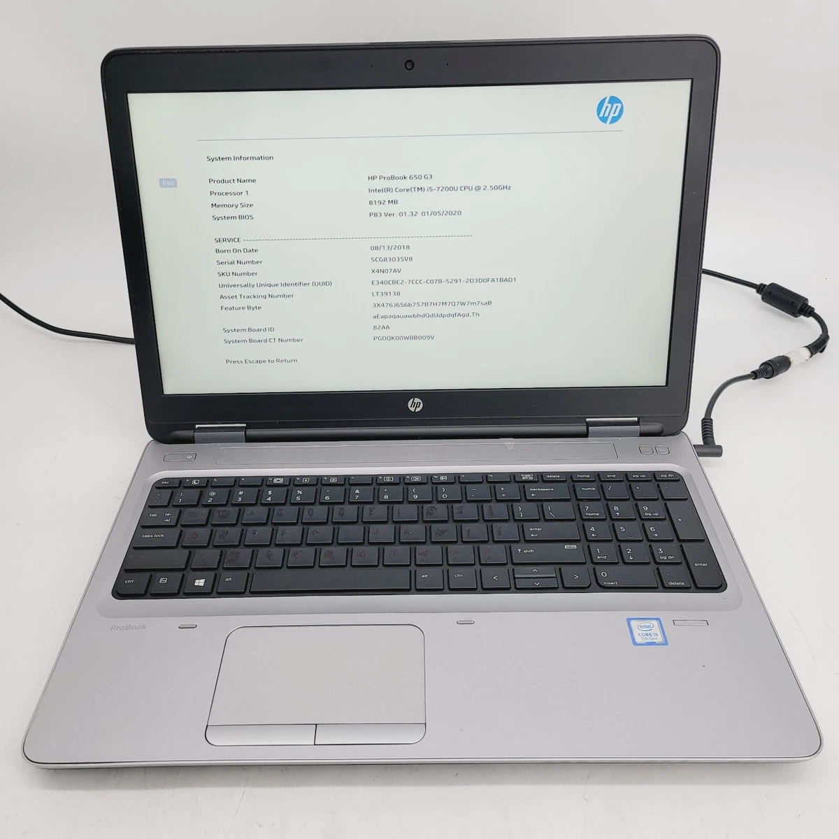 HP ProBook Intel Core i5 7th Gen. 8 GB RAM PC Laptops & Netbooks