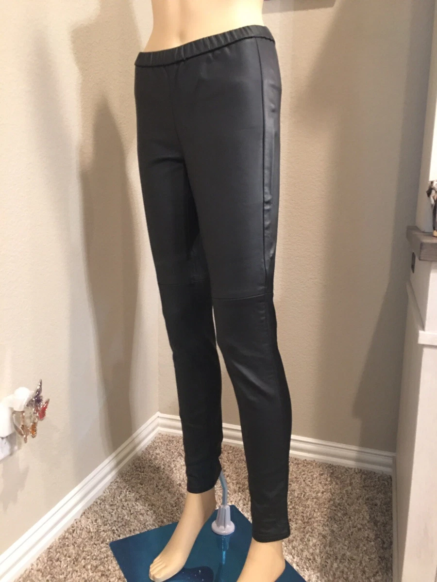 MICHAEL KORS FAUX LEATHER LEGGINGS (NWOT) SIZE 2