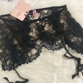 Agent Provocateur Rosanna Black Suspender AP3 Medium NWT