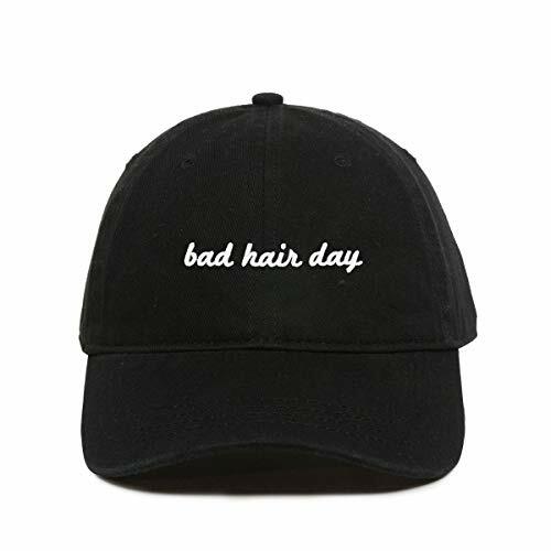 Bad Hair Day Baseball Cap Embroidered Cotton Adjustable Dad Hat