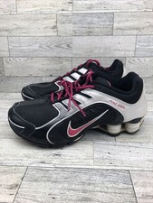 Nike Womens Shox Navina  356918 060  Black White Pink Size 7 RARE READ!!!