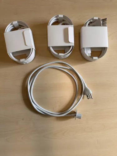 Apple 622-0390 125V Power Cord Cables (4x) new pulls from M1 iMacs