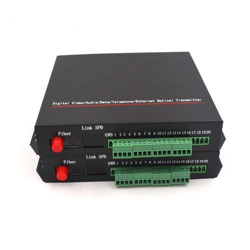 8CH Audio extenders for Broadcast system, Audio over S/M fiber optic up 20Km - 第 2/12 張圖片