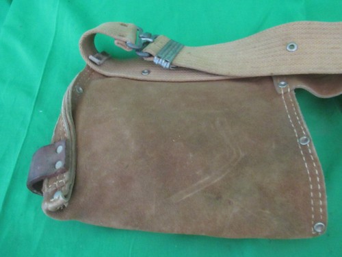 Vintage NICHOLAS Model 590/690??? Heavy Suede Leather Tool Pouch w/Nylon Belt - Picture 11 of 11