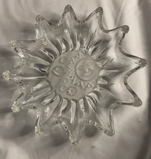 Celestial Sun, Stars and Planets Decorative Glass Utility Dish
