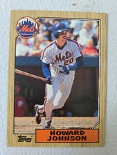 1987 Topps Howard Johnson Baseball Card #267 Mets + 2 Free Mystery Cards