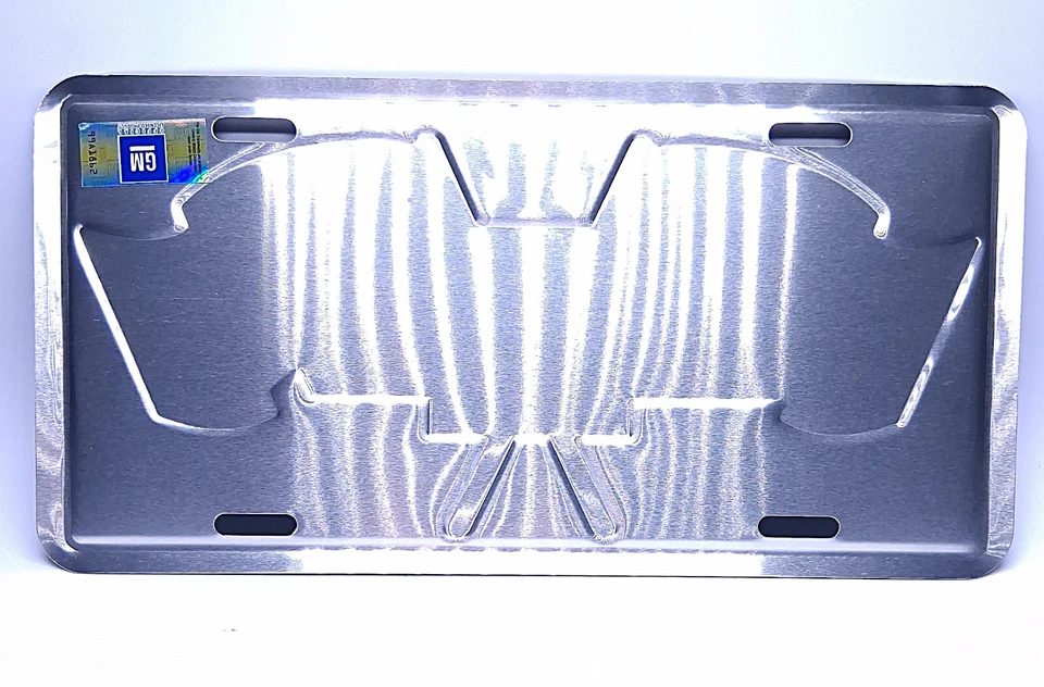 Licensed GM CHEVY CHEVROLET BOW TIE 3D EMBOSSED METAL CAR NOVELTY LICENSE PLATE - Изображение 2 из 4