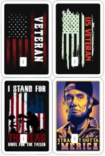 American Military Veteran ATM Credit Debit Card Skins Sticker Army Navy Marines