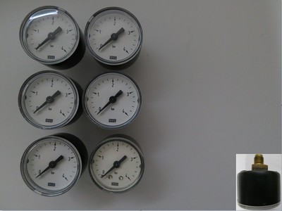WIKA Manometer 0-4 bar Druckmanometer  10-5 #2555