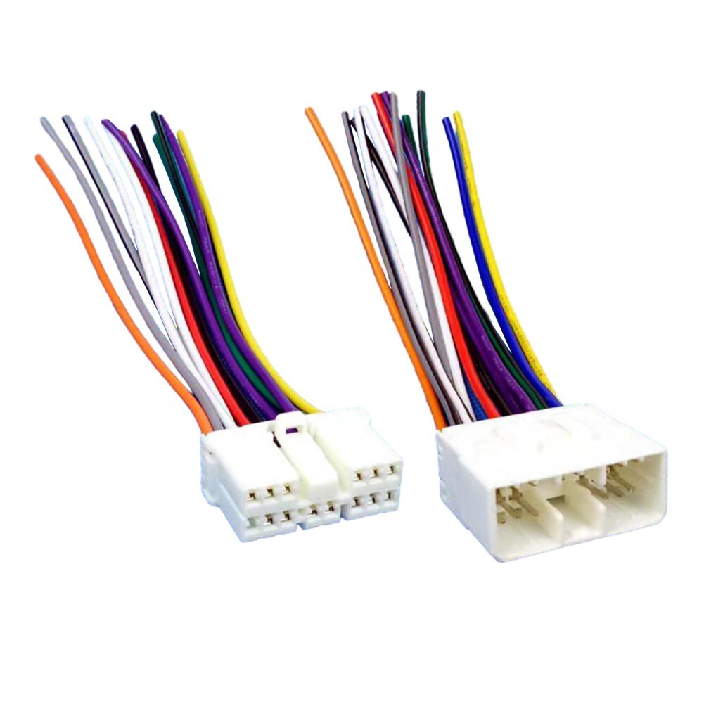 Wire Harness Combo Stereo Wire Harness Black 12V 12mm ABS Anti