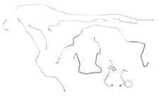 Stainless Prebent Brake Line Kit Fits 76-79 Ford F-100 Trucks, Short Bed 2WD