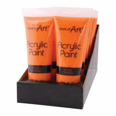 Blaze Orange Acrylfarbe 120 ml