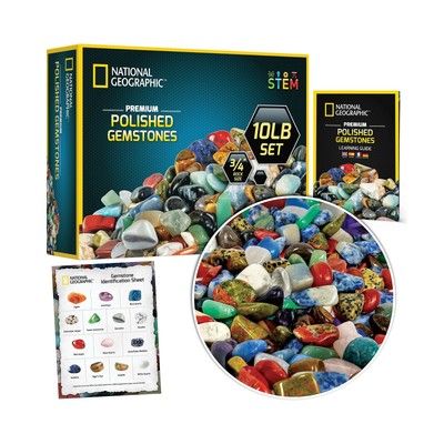 national geographic premium polished gemstones