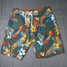 Old Navy - Board Shorts Swim Trunks - Medium 32" - Hawaii Floral Tropical Colors