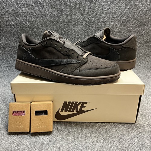 Size 12 - Travis Scott x Air Jordan 1 Retro OG SP Low Velvet Brown DM7866-202