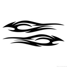 Set Of 2 Tribal Flames Vinyl Decal Car Truck Motorcycle Choose Size And Color Set Of 2 Tribal Flames Vinyl Decal Car Truck Motorcycle Choose Size And Color