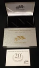 2006 AMERICAN SILVER EAGLE 20th Anniversary Box & COA *Complete OGP* NO COINS