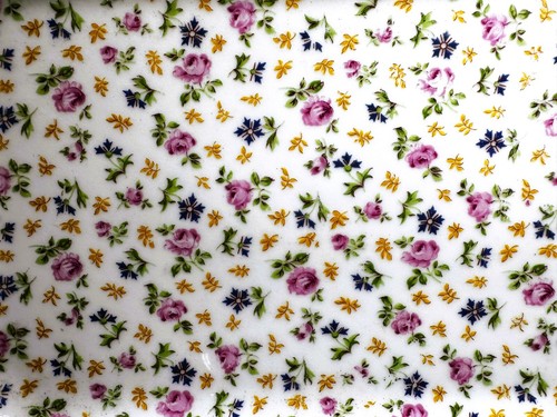 Large Vintage French Limoges Chintz Bread/Sandwich Tray by AJC France - Picture 3 of 5