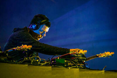 Scott Kirkland of The Crystal Method perform at Festival D ete D- 2014 Photo 4