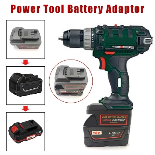 Adapter for Milwaukee 18V Li-ion Battery Convert to for Parkside 20V Power Tools