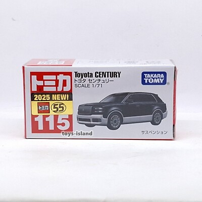 TOMICA 115 TOYOTA CENTURY 1/71 TOMY 2025 May New Diecast Car Black