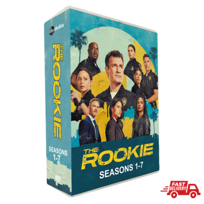 The Rookie : Die komplette Serie Staffel 1-7 Box Set Brandneu Englisch