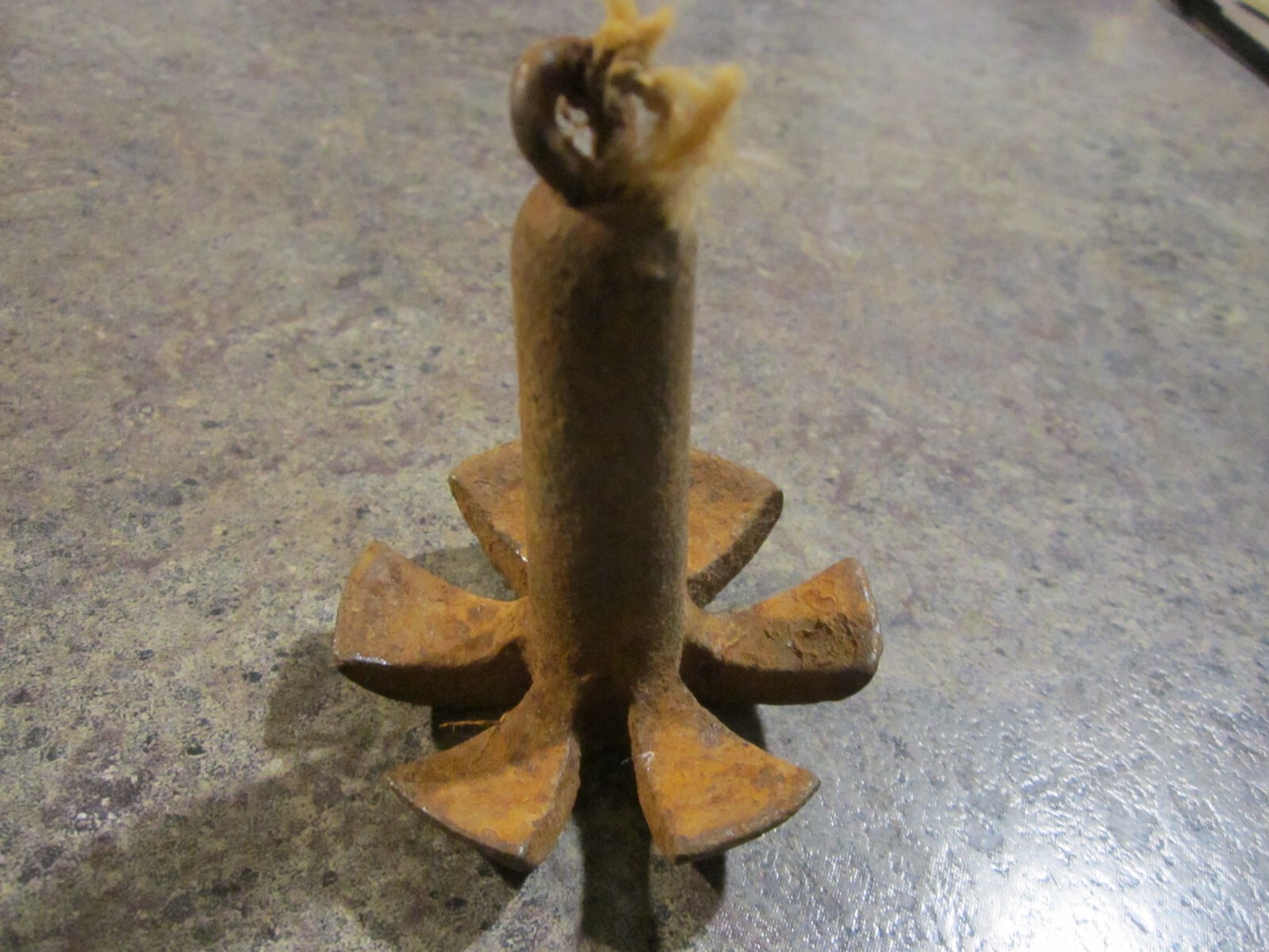 Vintage HERTER'S 3" x 2 1/2"cast iron 8 oz duck decoy anchor eBay