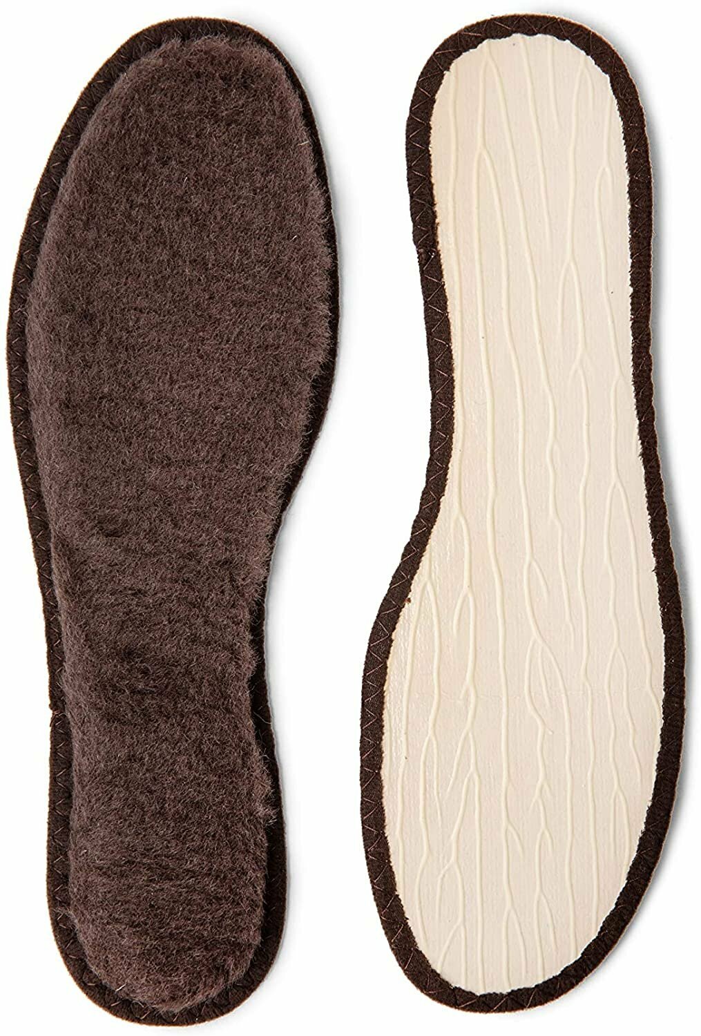 Lambswool Winter Insoles for Boots Shoes, Set of 3 Pairs, Insole