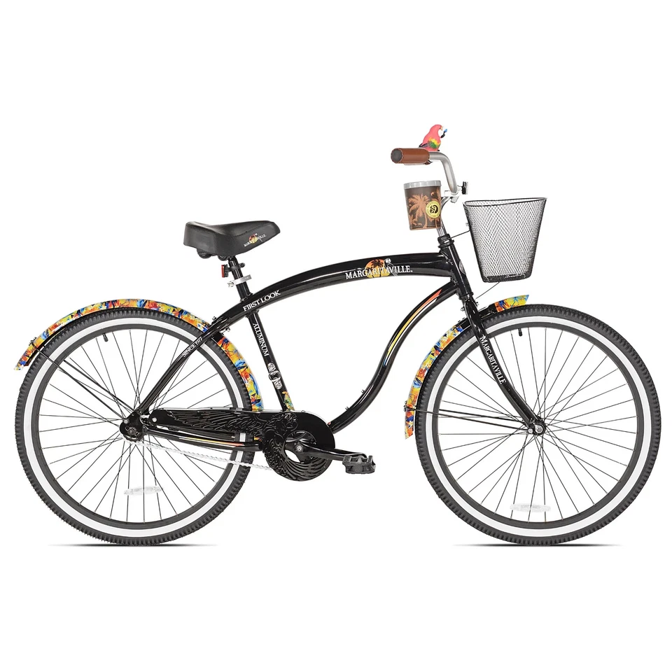 Men's 26" Margaritaville First Look Cruiser Bike, Single Speed, Black - Image 2 of 2