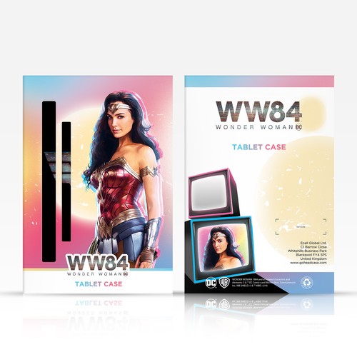 OFFICIAL WONDER WOMAN 1984 RETRO ART SOFT GEL CASE FOR APPLE SAMSUNG KINDLE - Picture 7 of 12