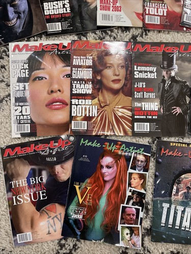 Make-Up Artist Magazine 15 Issues: #10, 12, 42, 43, 44, 45, 46, 47, 49, +more - Picture 2 of 5