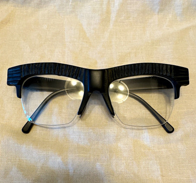 KUBORAUM BERLIN Maske K6N Rectangular Black Eyeglass Frames Full Rim 51-22-145