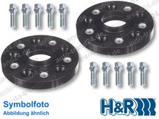 HR Spurverbreiterung schwarz DRA 45mm/Achse für BMW X5 F95 G05 Bj. 2018-2025