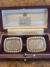 Mourning Hair Jewelry Authentic Victorian Antique brooch by Garrard & Co Rare