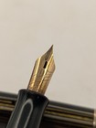 Wahl Eversharp Skyline Green Pinstripe Fountain Pen 14k Gold Fine Nib Restored — photo 5