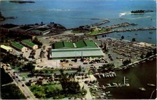 Pre-1980 MARINA & CONVENTION HALL AT DINNER KEY Coconut Grove - Miami FL BB8296