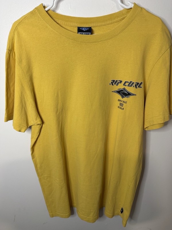 RARE RIP CURL YELLOW SHIRT