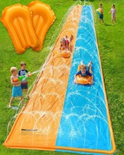 30FT Slip and Water Slide, Extra Long Slip N Water Slide for Kids and Adults, 2