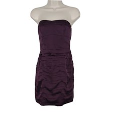 Express Strapless Mini Sheath Dress Cocktail Party Women Size 0 Purple/Red NEW