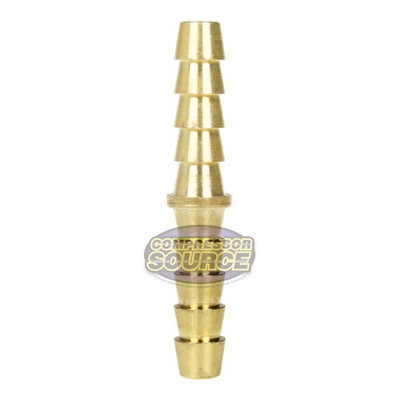 #ad 1 4quot; Hose Inner Diameter Hose Barb Splicer Solid Yellow Brass Straight Connector $6.95