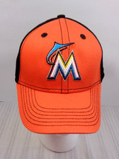 Miami Florida Marlins New Era 39Thirty YOUTH Hat Cap Fitted XS Orange Baseball