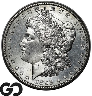 1895 S Morgan Silver Dollar Coin Uncirculated Details Unc Bids: $6k RARE Key!