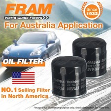 2x Fram Oil Filter for Mazda CX-3 DK CX-5 KE 9 TC E1800 E2000 Ezyloader MILLENIA