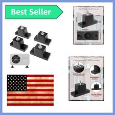 4 Pack Anti-Vibration Rubber Isolator Mini Split Wall Mounting Bracket for Ou...
