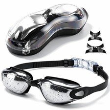 Swim Goggles for Adult, Anti-Fog Leak-Proof Swimming Goggles, UV Protection W...