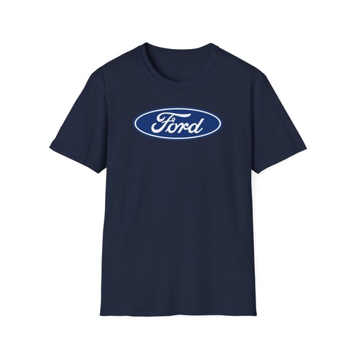 Retro Car Logo Tee, Ford Blue Oval Shirt, Vintage Auto Racing Top, Unisex - Picture 58 of 65