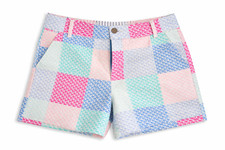 Vineyard Vines for Target Girls Patchwork Whale Shorts Pink Blue Size L 12/14