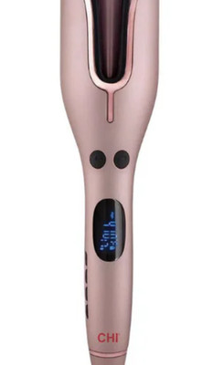 CHI Spin N Curl 1'' Rotating Curling Iron - Rose Gold, NIB