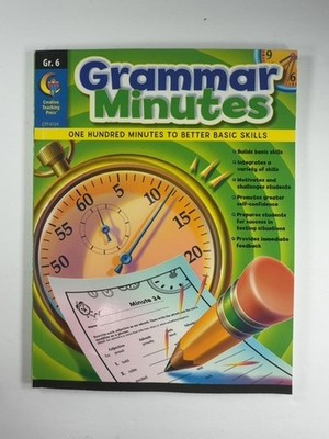 Creative Teaching Press Grammar Minutes Workbook, Grade 6