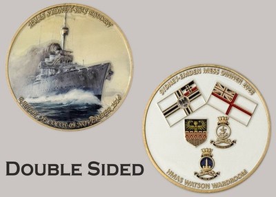 HMAS Sydney vs SMS Emden Battle of Cocos Challenge Coin  J#13